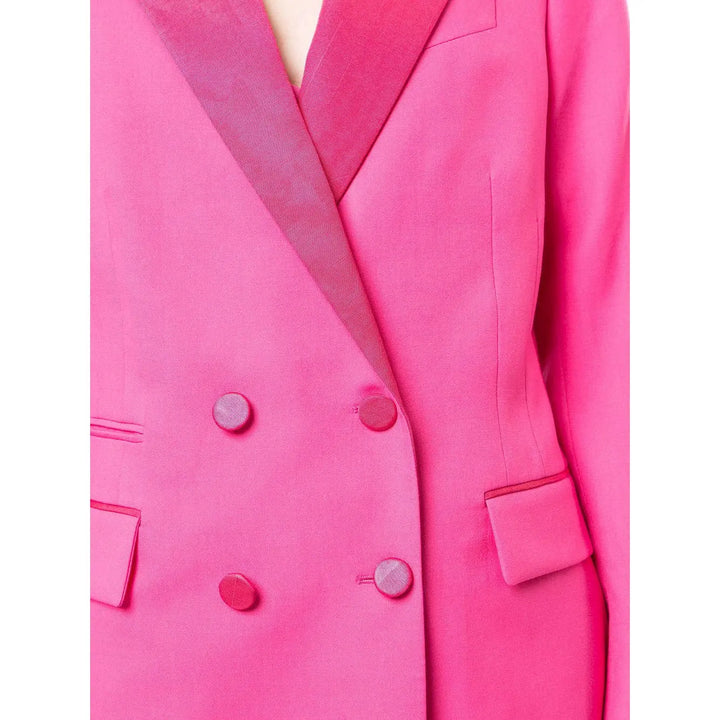 Racil Double-Breasted Blazer Hot Pink Veronique Luxury Collections