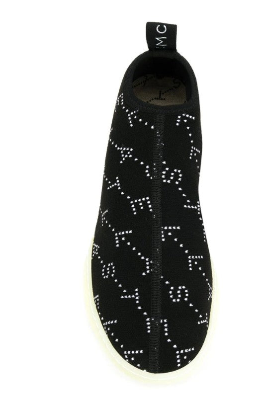 Stella Mccartney Loop Monogram Rhinestone Sneakers Veronique Luxury Collections