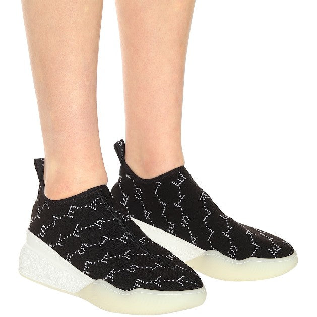 Stella Mccartney Loop Monogram Rhinestone Sneakers Veronique Luxury Collections