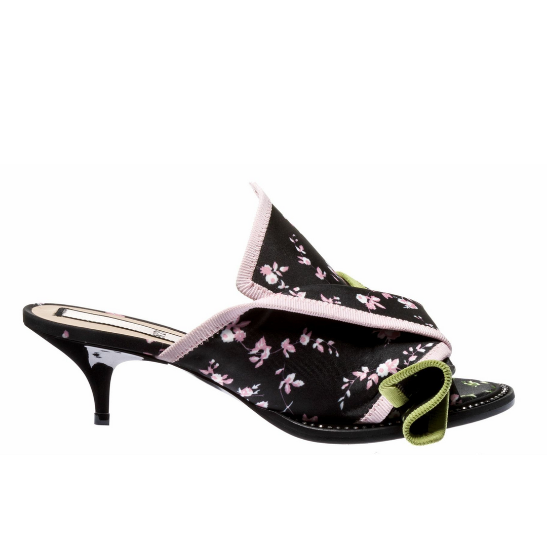 Nº21 Floral Open-Toe Sandals