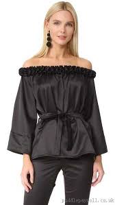 Jour/Né Ruffle Off Shoulder Blouse Veronique Luxury Collections