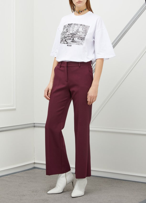 MSGM Crepe Pants Veronique Luxury Collections