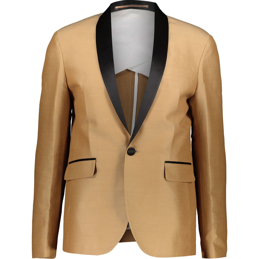 DSQUARED2  Tan & Black Wool Blend Blazer Veronique Luxury Collections