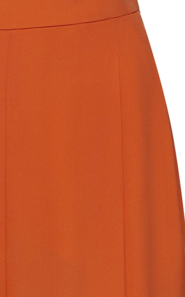 Emilio Pucci High-rise Cropped Silk Trousers Veronique Luxury Collections