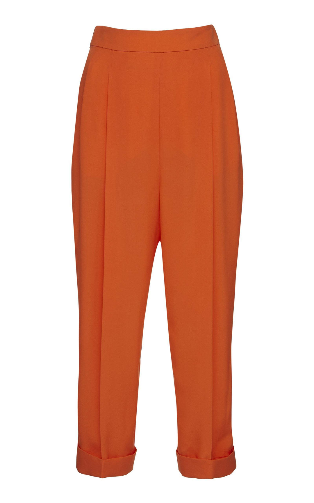 Emilio Pucci High-rise Cropped Silk Trousers Veronique Luxury Collections