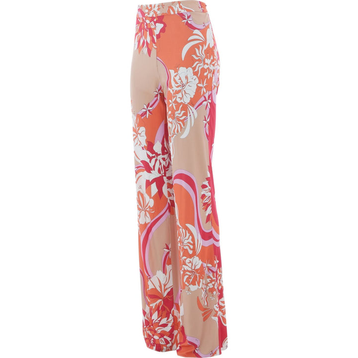 PUCCI  Multicoloured Abstract Long Leg Trousers