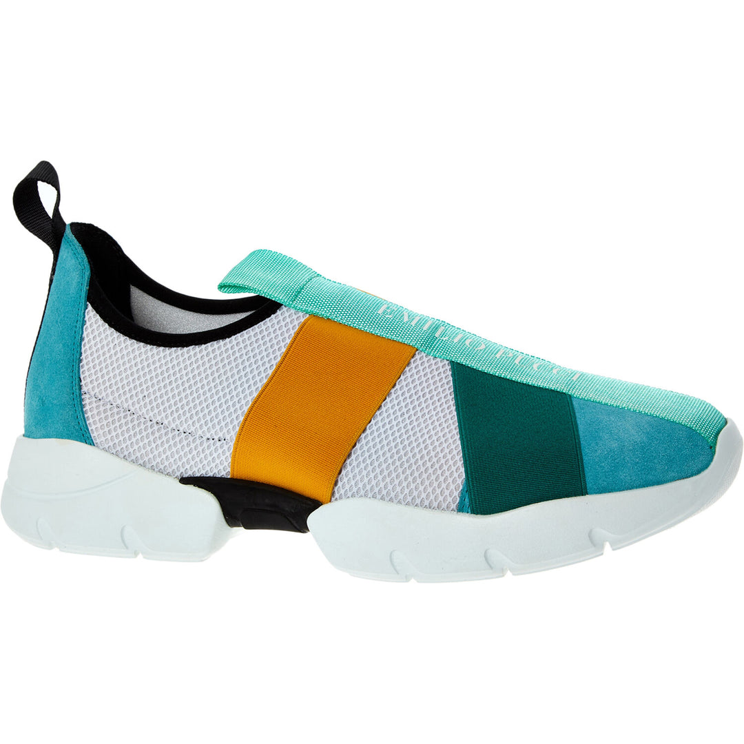 EMILIO PUCCI  Multicolured Suede Trainers Veronique Luxury Collections
