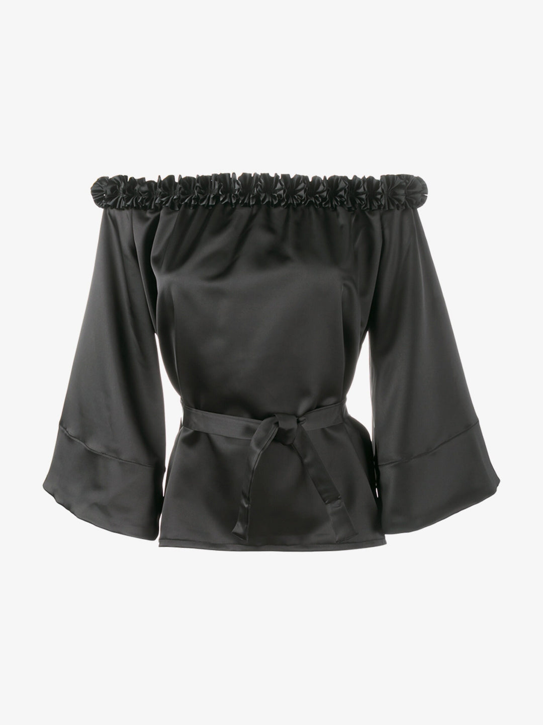 Jour/Né Ruffle Off Shoulder Blouse Veronique Luxury Collections