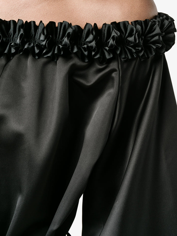 Jour/Né Ruffle Off Shoulder Blouse Veronique Luxury Collections