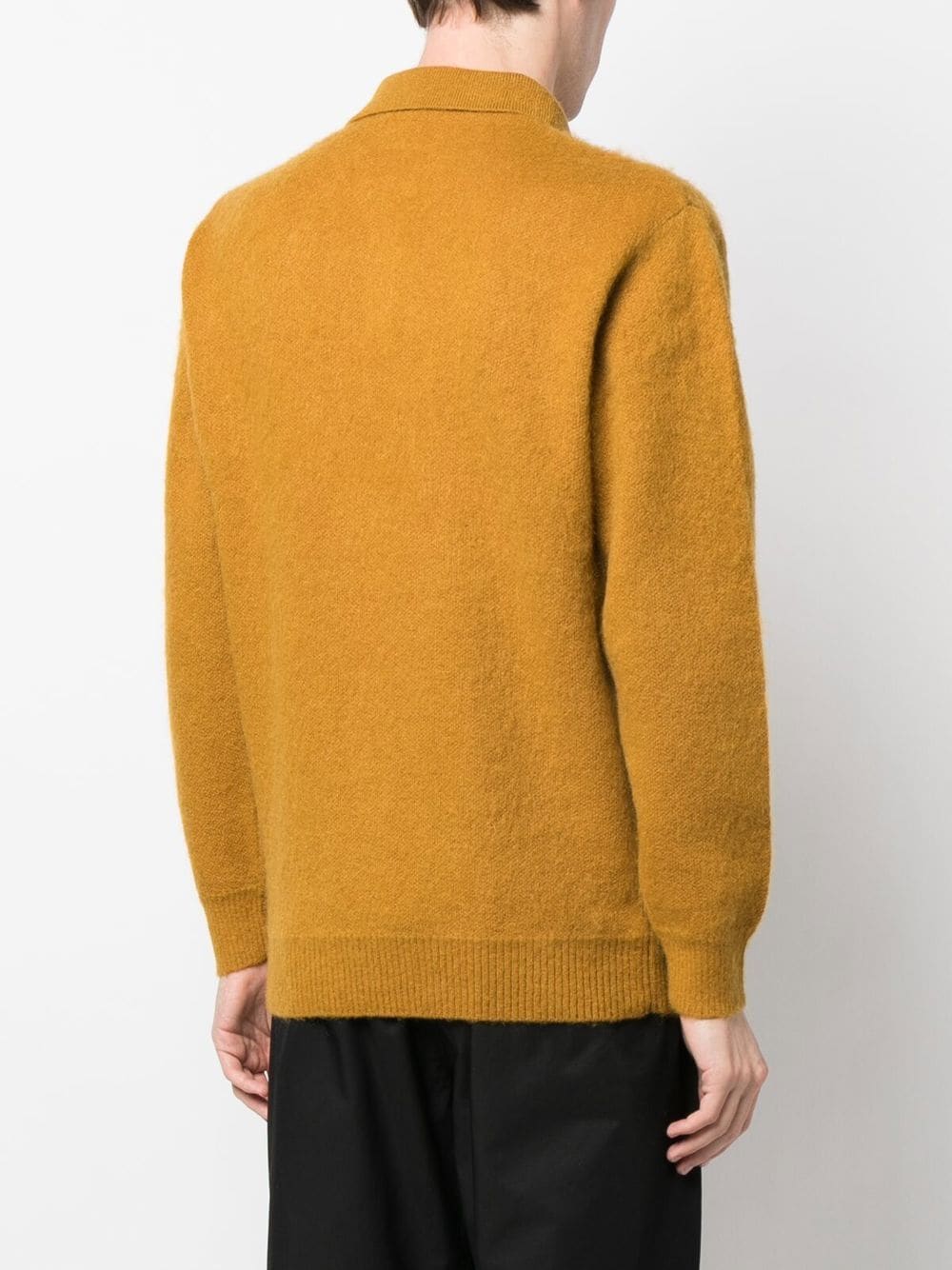 BEAMS PLUS check-pattern polo-collar jumper Veronique Luxury Collections