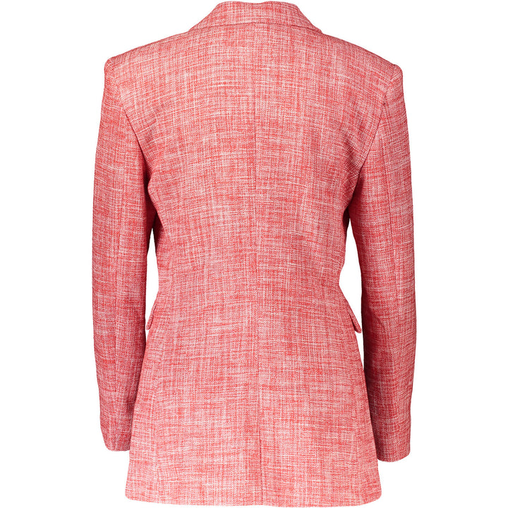 BOUTIQUE MOSCHINO  Red & White Flecked Printed Blazer Veronique Luxury Collections