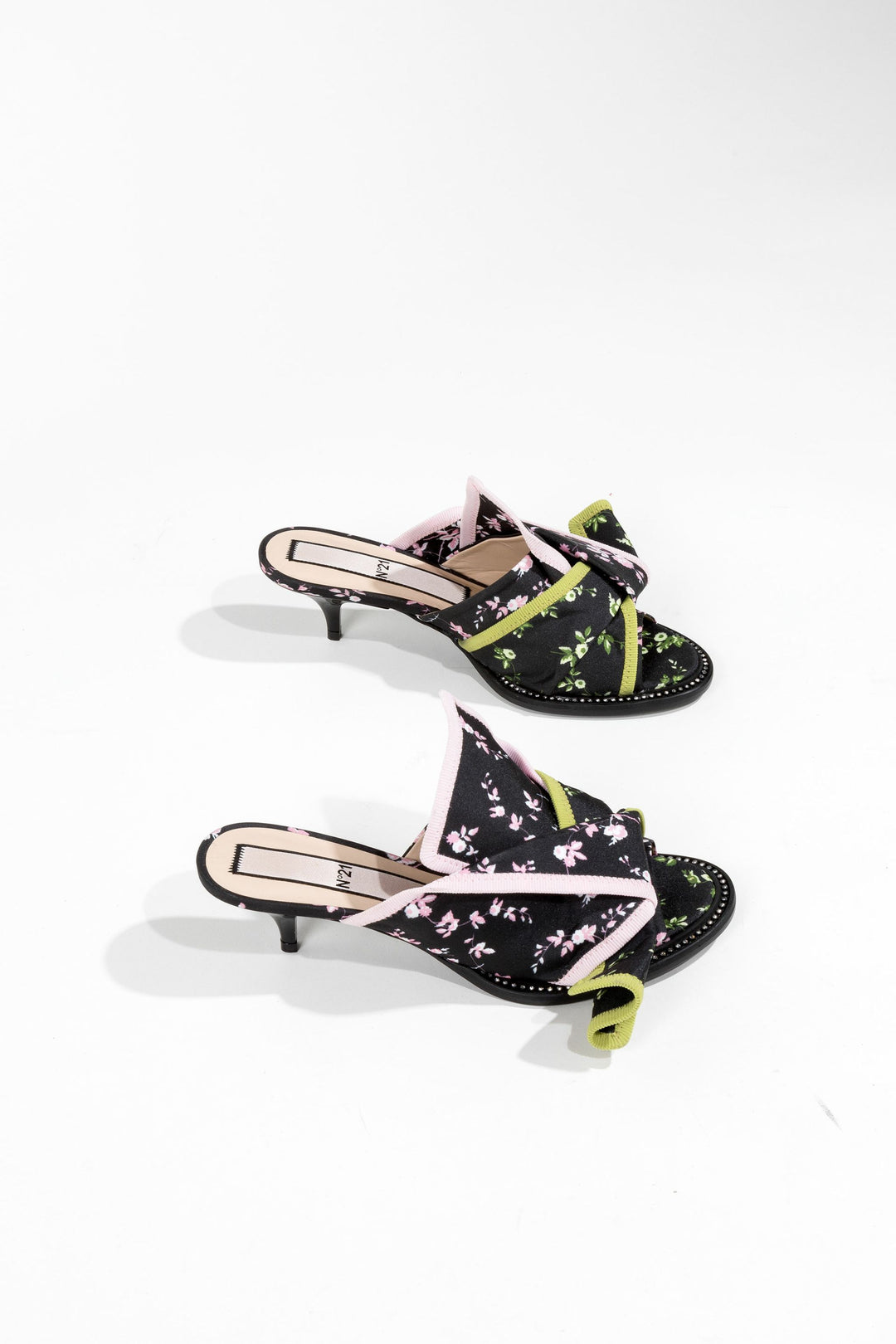 Nº21 Floral Open-Toe Sandals
