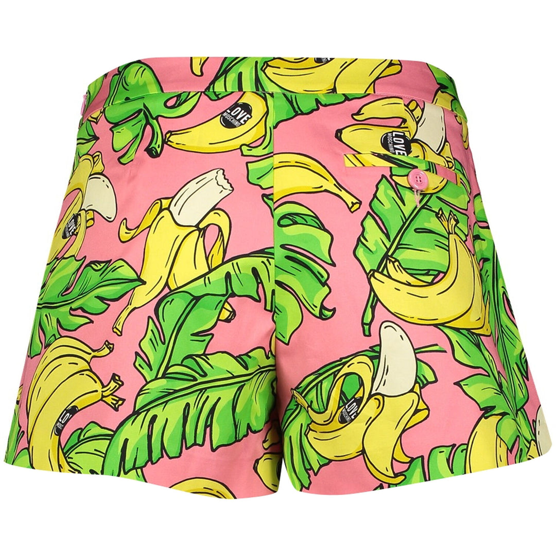 LOVE MOSCHINO  Pink Banana Shorts