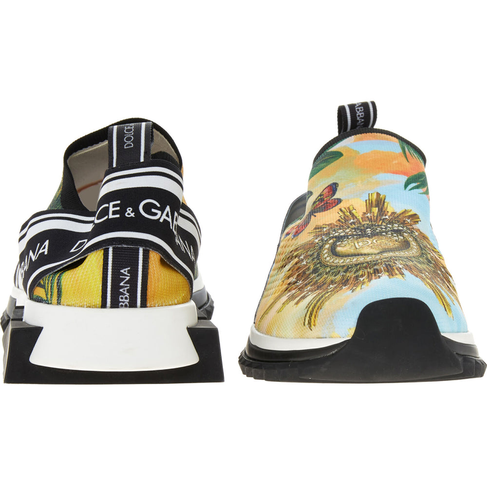 DOLCE & GABBANA  Multicoloured Low Cut Trainers Veronique Luxury Collections