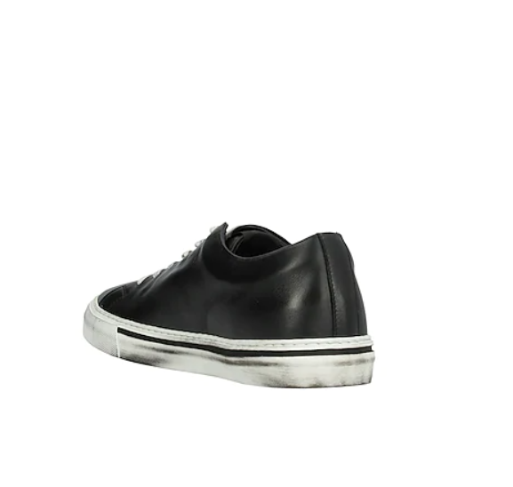 Just Cavalli Leopard Print Sneakers In Black