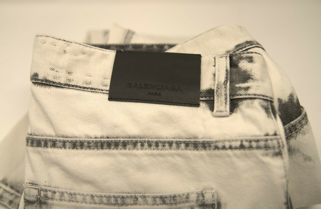 Balenciaga Bleached Denim Jeans Veronique Luxury Collections