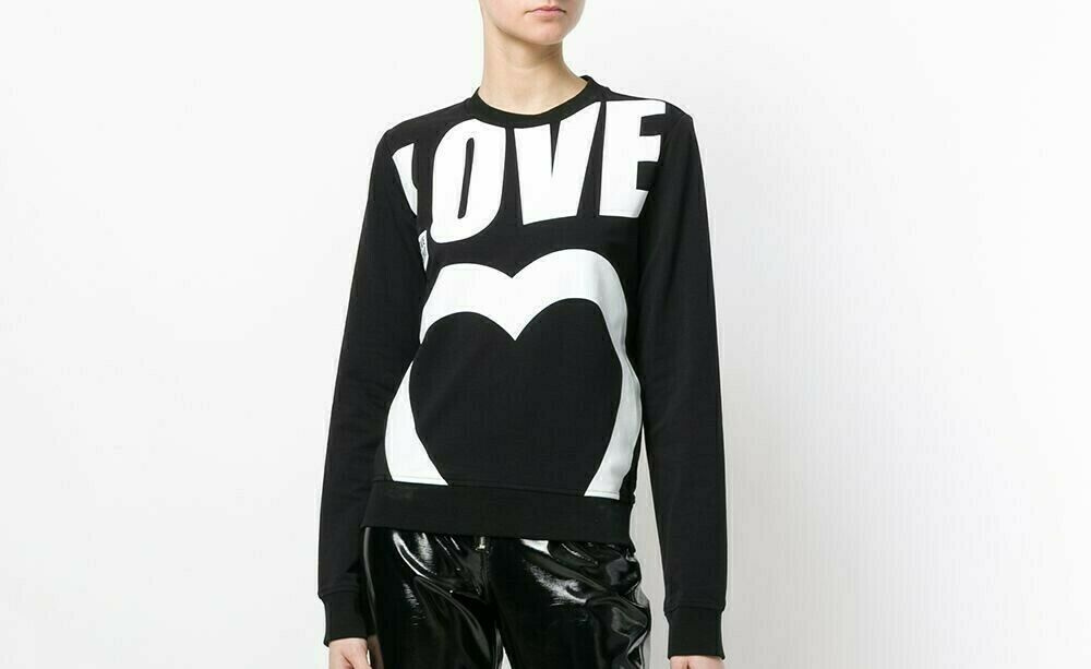 Love Moschino Logo Print Sweatshirt