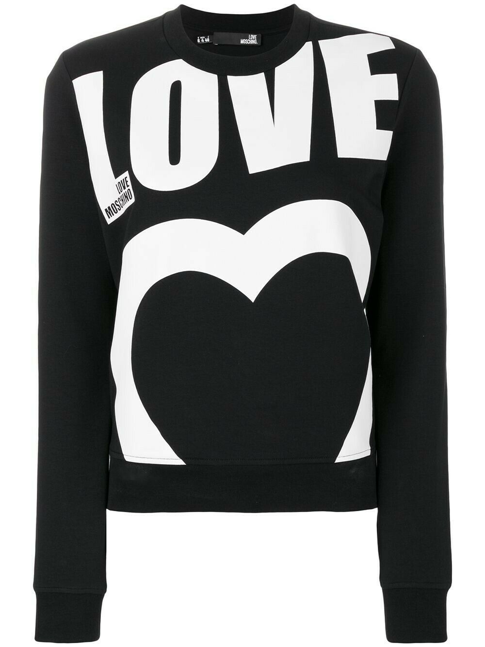 Love Moschino Logo Print Sweatshirt