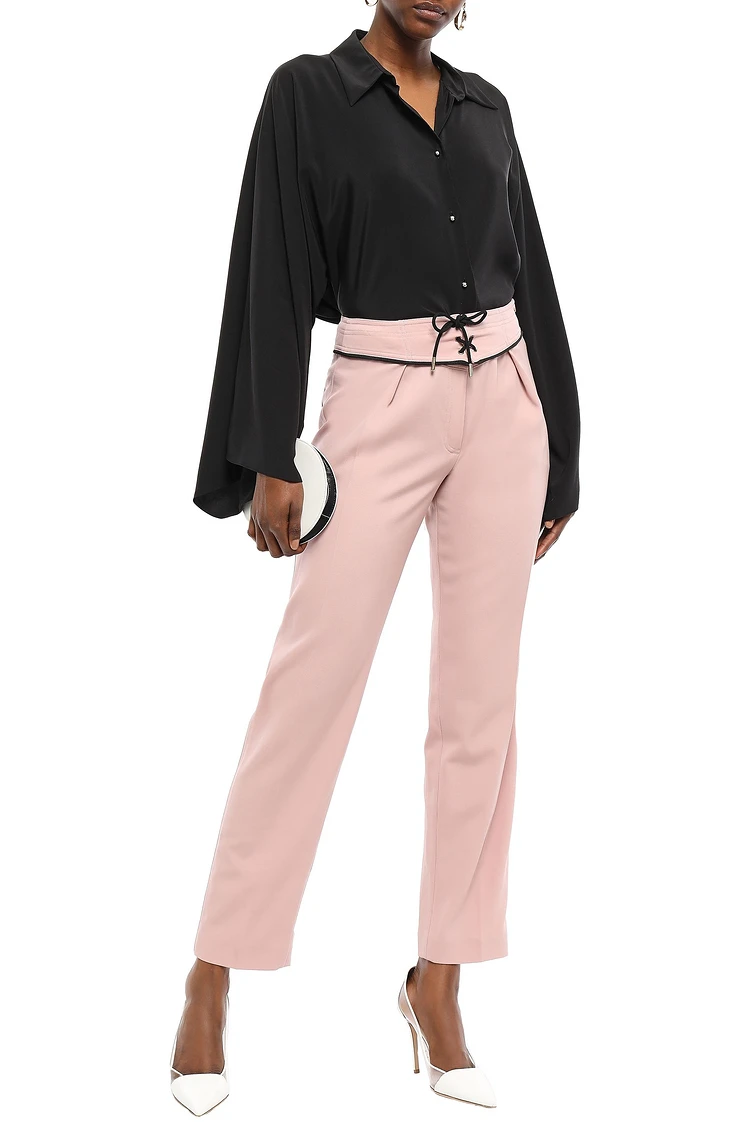 Emilio Pucci Lace-up Crepe Pants Veronique Luxury Collections