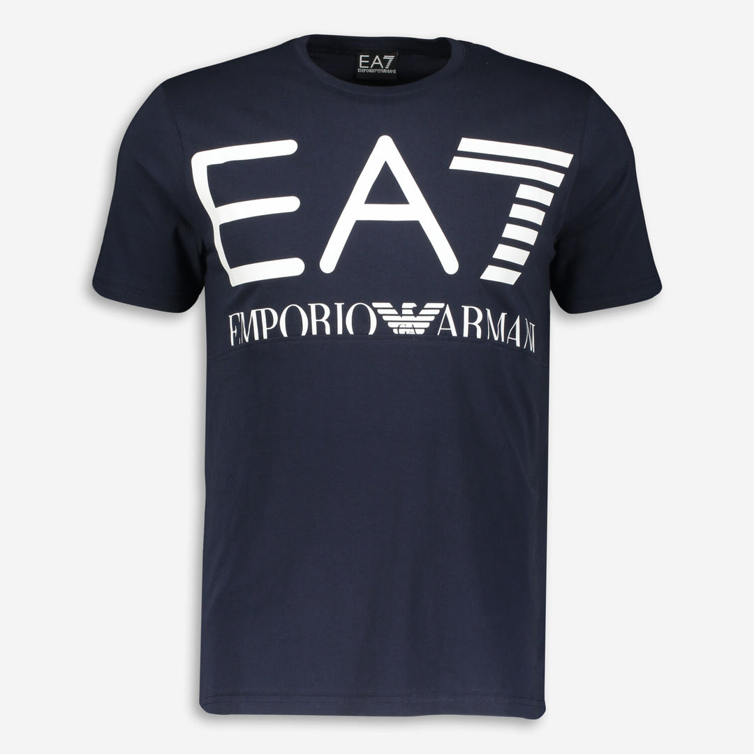 EMPORIO ARMANI  Navy Branded T Shirt