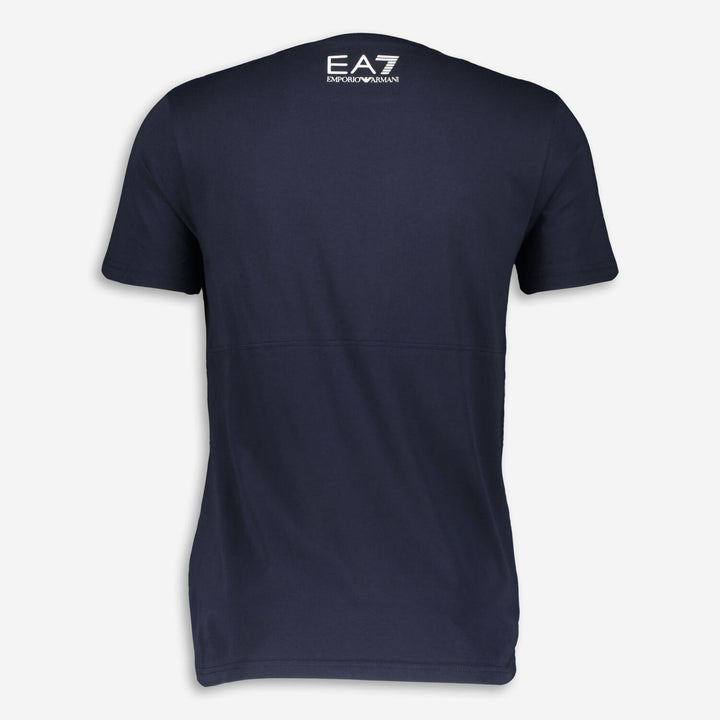 EMPORIO ARMANI  Navy Branded T Shirt Veronique Luxury Collections