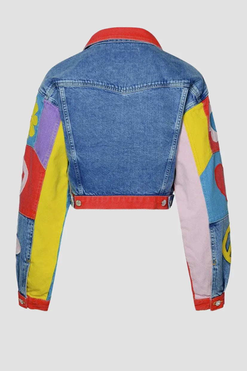 Moschino  graphic-print jacket Veronique Luxury Collections