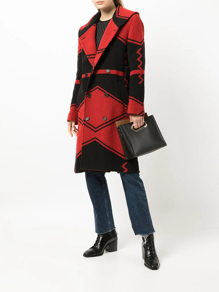POLO RALPH LAUREN  Red Wool Infused Overcoat Veronique Luxury Collections