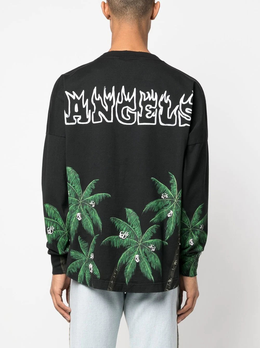 Palm Angels Palms&Skull logo-print sweatshirt Veronique Luxury Collections