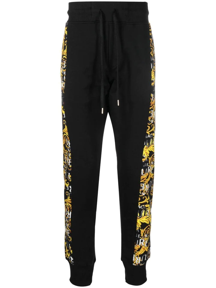 Versace Jeans Couture Barocco-side stripe track trousers Veronique Luxury Collections