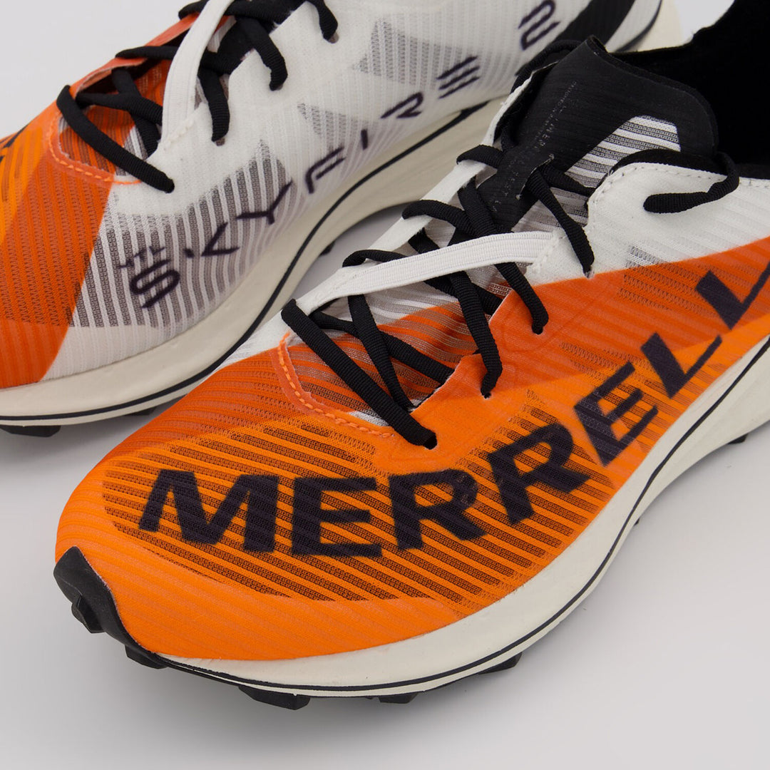 MERRELL  White & Orange Skyfire Trainers Veronique Luxury Collections