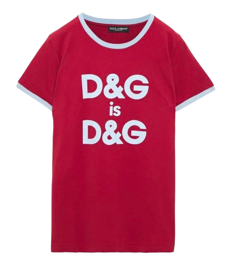 Dolce & Gabbana  D&G Print Printed Cotton-Jersey T-Shirt Veronique Luxury Collections