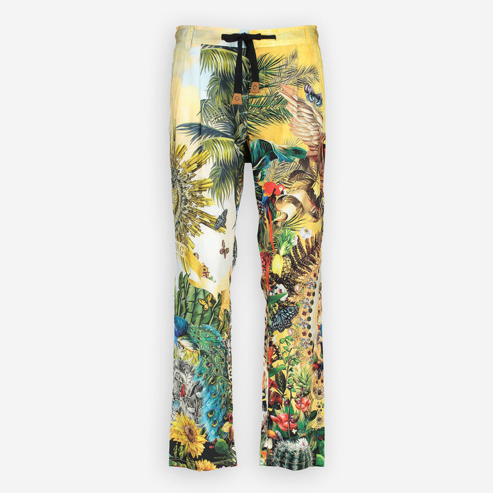 DOLCE & GABBANA  Multicoloured Illustrated Trousers Veronique Luxury Collections