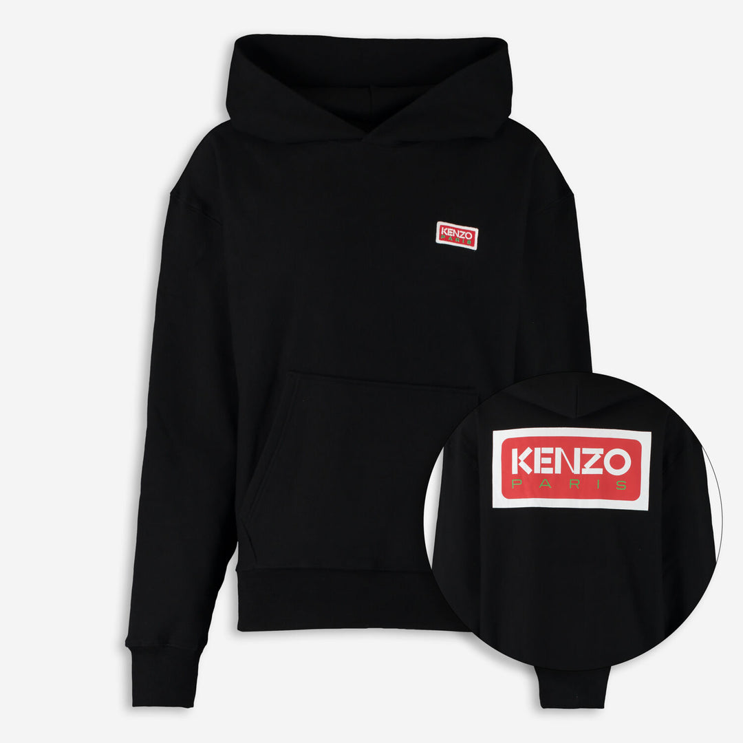 Kenzo  Black Oversized Hoodie Veronique Luxury Collections