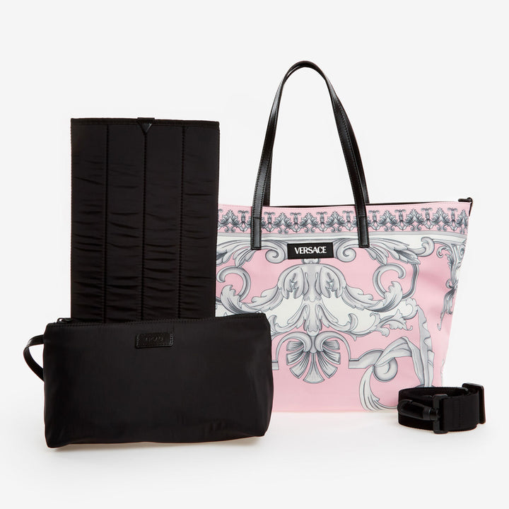 VERSACE  Pink Patterned Changing Bag Veronique Luxury Collections