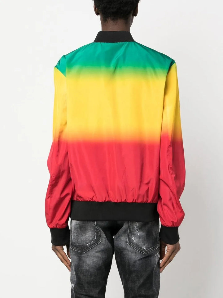 DSQUARED2 logo-print zip-up jacket Veronique Luxury Collections