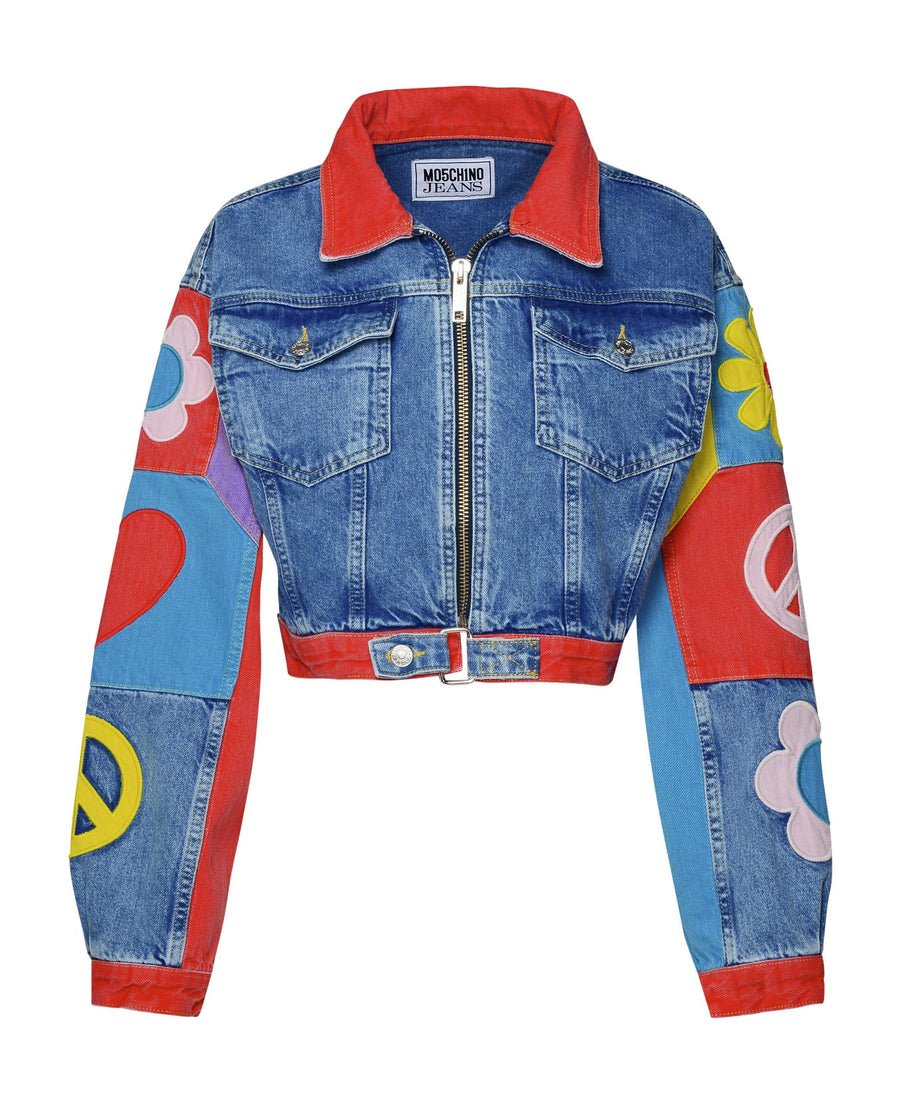 Moschino  graphic-print jacket Veronique Luxury Collections