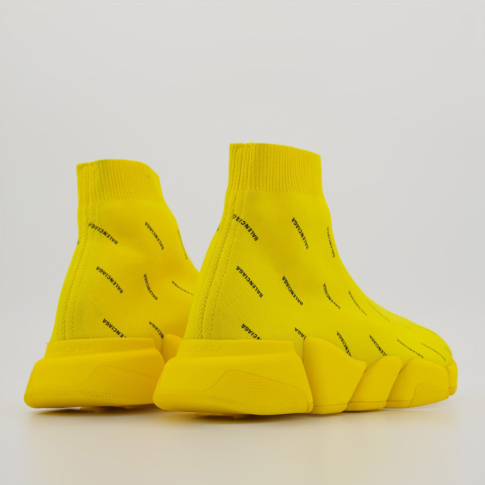 BALENCIAGA  Yellow Speed 2.0 Trainers Veronique Luxury Collections