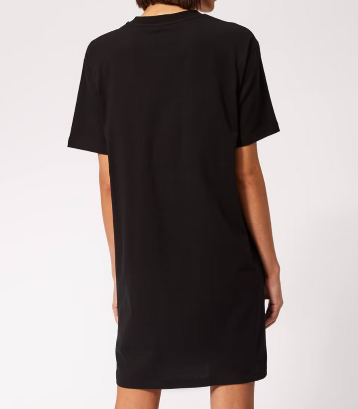 MCQ  Black Branded T Shirt Dress Veronique Luxury Collections