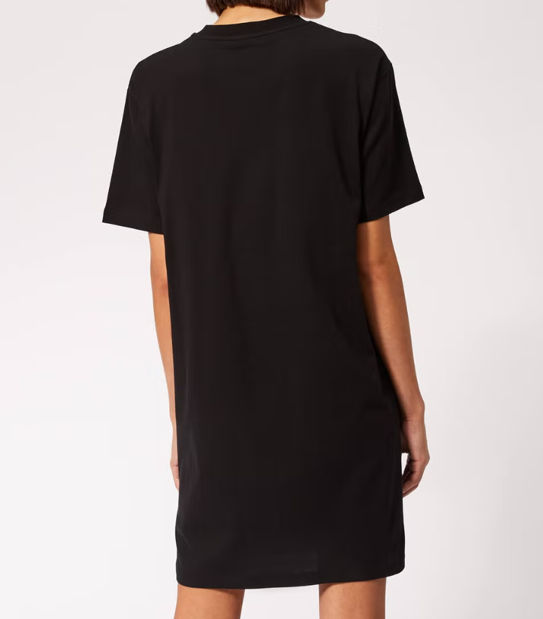 mcq t shirt dress Mcq Swallow print T-shirt dress - Black