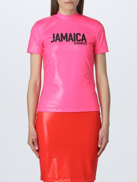 【送料&関税込】Dsquared2 Jamaica T-shirt DSQUARED2 Jamaica logo-print T-shirt | White | FARFETCH