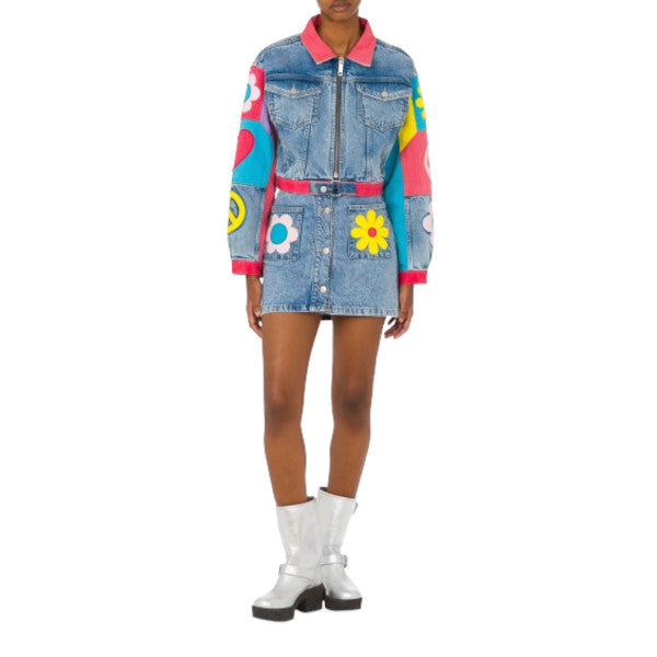 Moschino  graphic-print jacket Veronique Luxury Collections