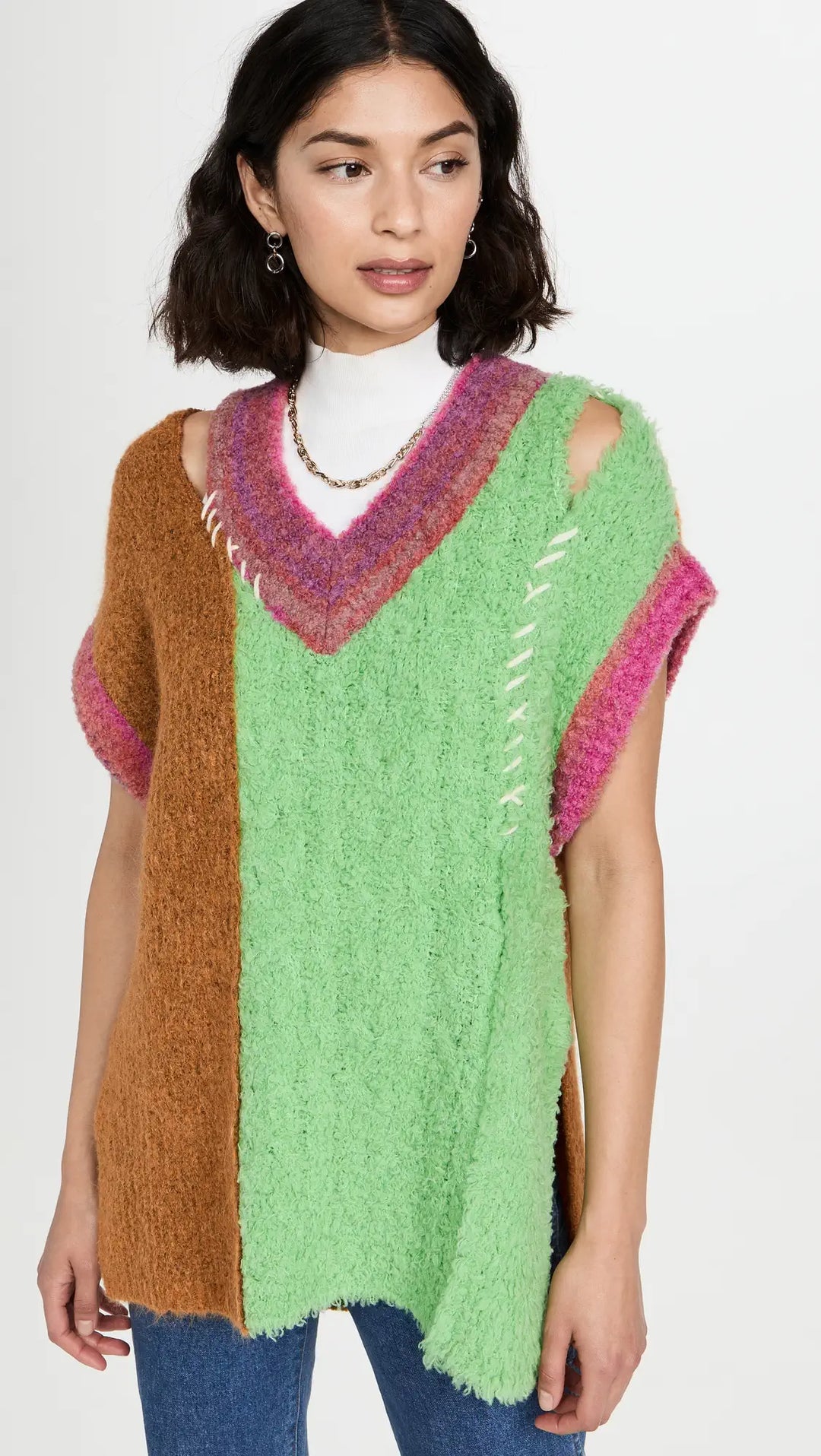 ANDERSSON BELL  Multicoloured Wool Blend Zoey Jumper Veronique Luxury Collections