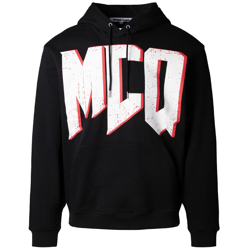Mcq alexander mcqueen velvet top logo sweatshirt