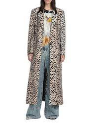 Just Cavalli  Leopard Print Long Coat Veronique Luxury Collections