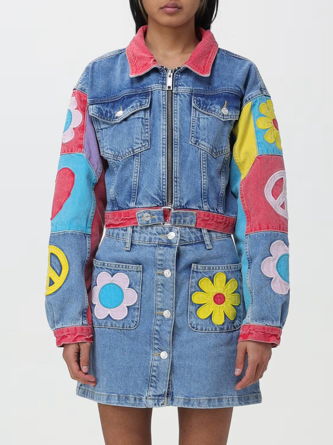 Moschino  graphic-print jacket Veronique Luxury Collections
