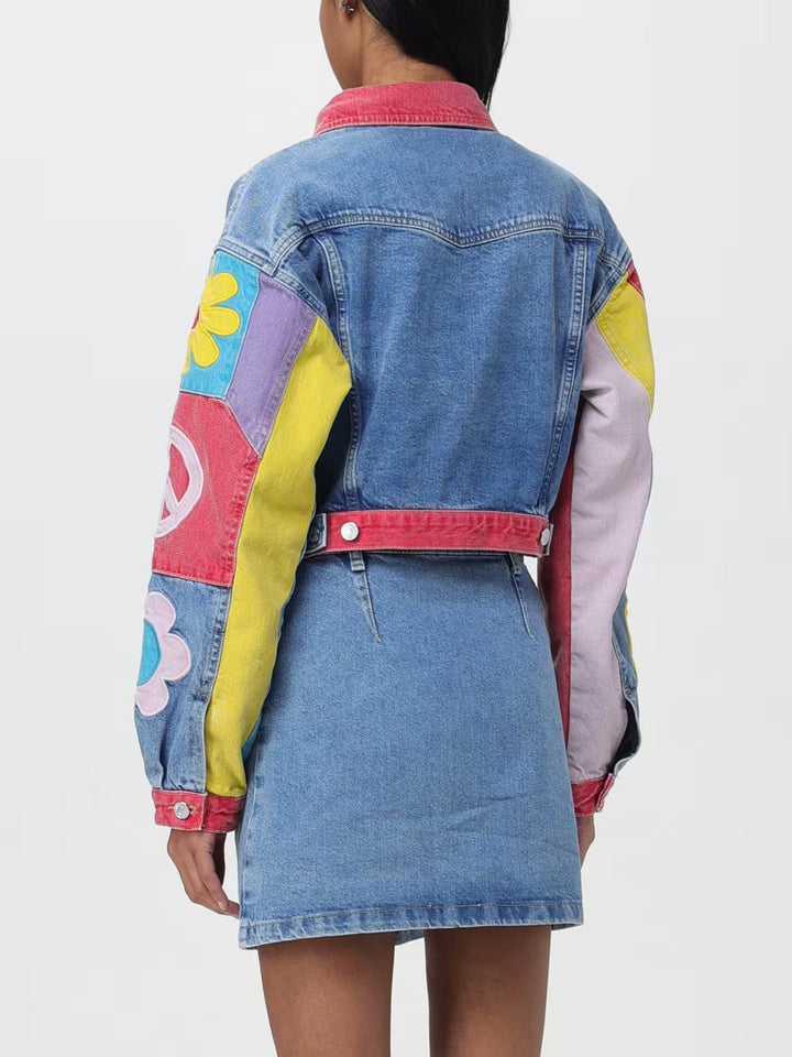 Moschino  graphic-print jacket Veronique Luxury Collections