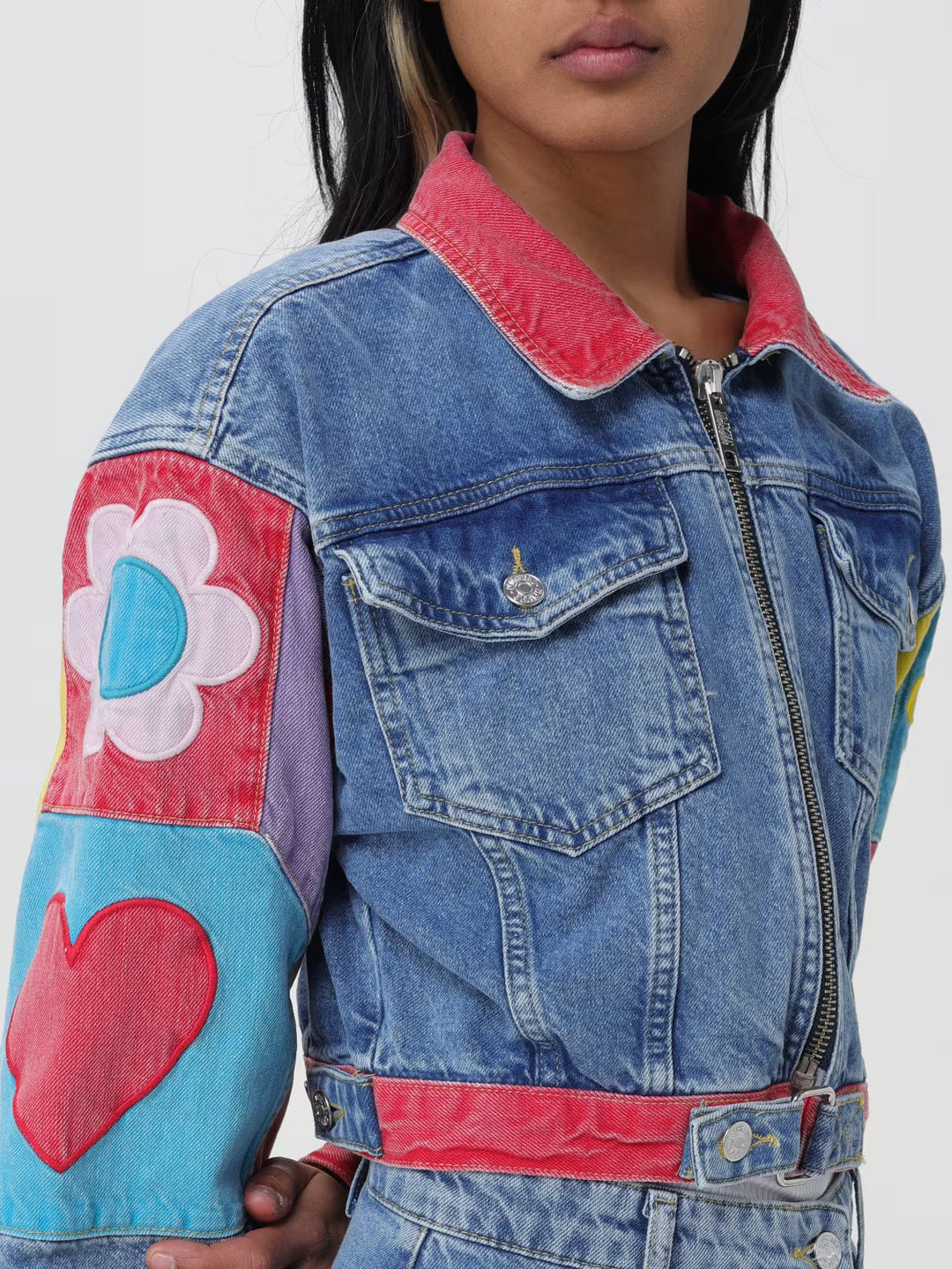 Moschino  graphic-print jacket Veronique Luxury Collections