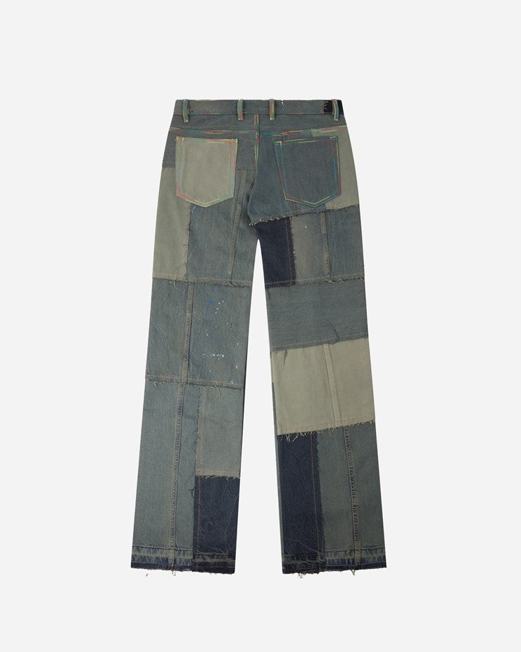(di)vision patchwork-design straight-leg jeans Veronique Luxury Collections