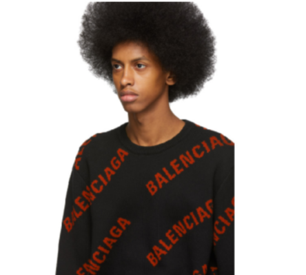 Balenciaga sweatshirt best sale black