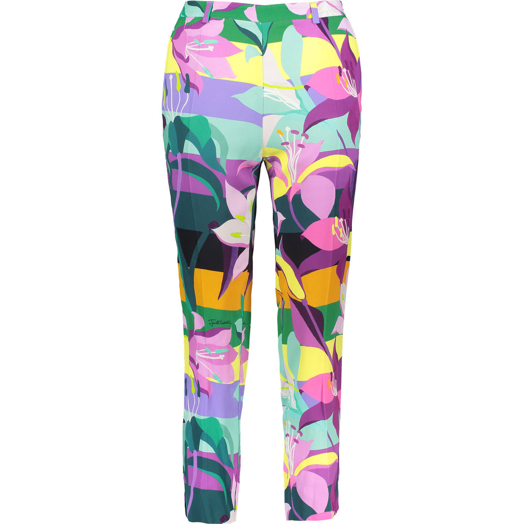 Just Cavalli Multicoloured Tapered Trousers